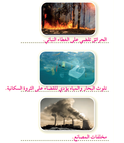 المحافظة على الموارد البيئية المحافظة على الموارد البيئية