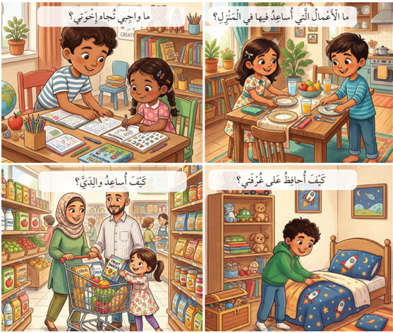  واجباتي تجاه أفراد الأسرة
