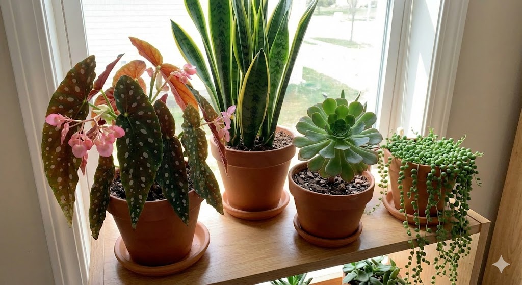 البيجونيا، السنسفيرا، الأيونيوم، سنيسيو (المِسبَحة)