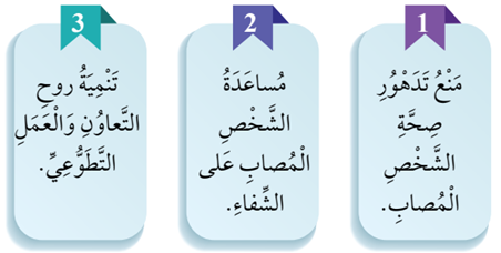 أهداف الإسعافات الأولية أهداف الإسعافات الأولية