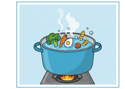 الطهي بالبخار